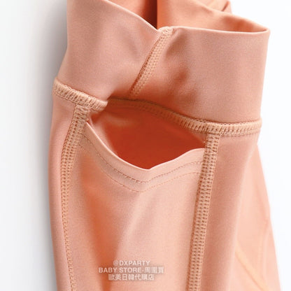 Japanese YOGA solid color leggings 110-150cm for girls, children's yoga series 