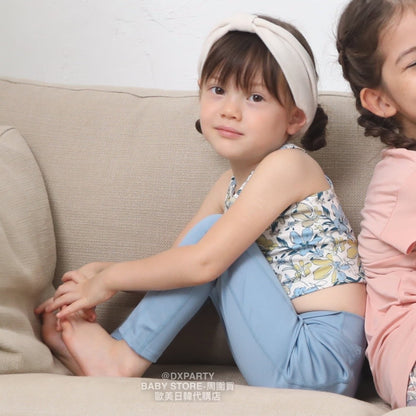 Japanese YOGA solid color leggings 110-150cm for girls, children's yoga series 