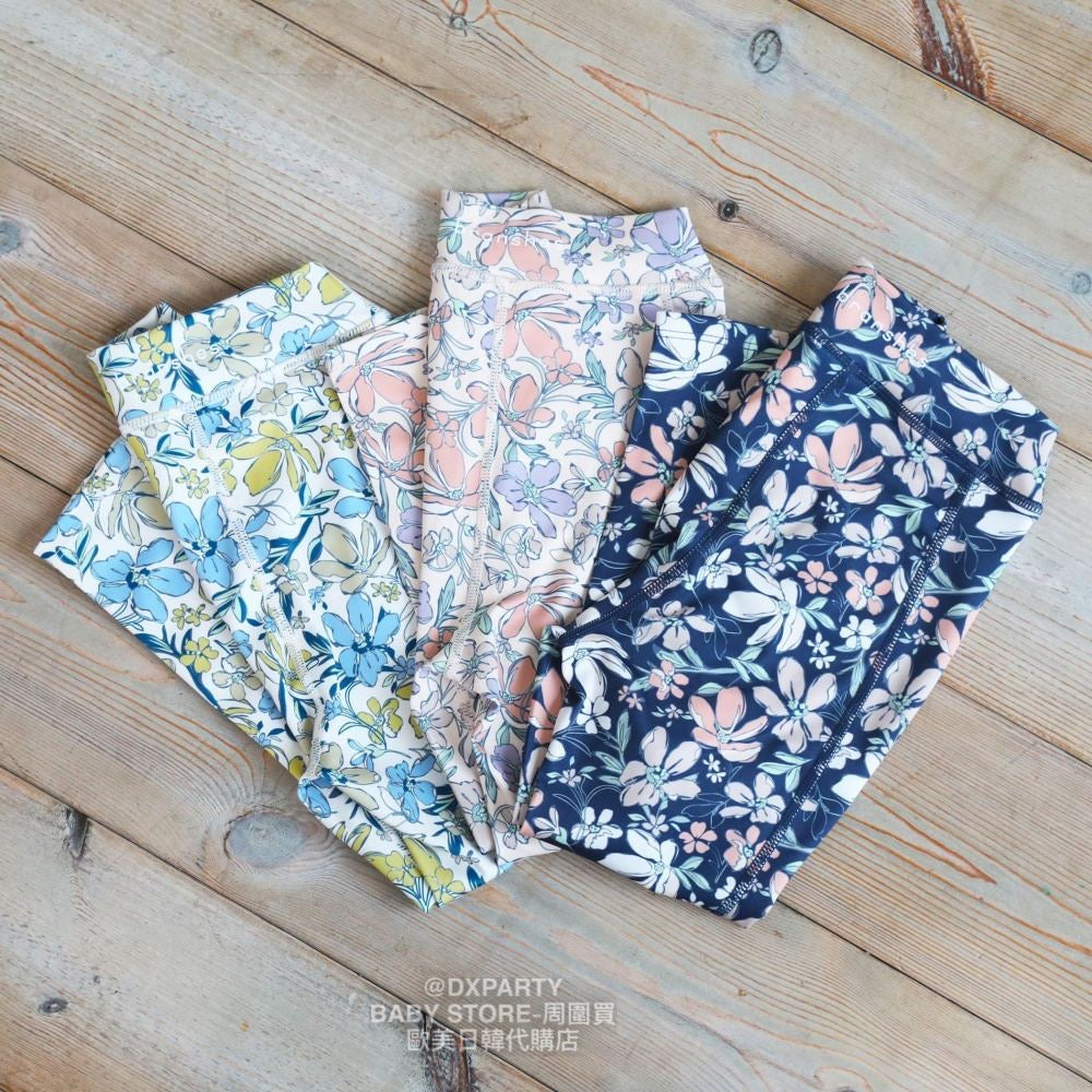 Japanese YOGA children's clothing large pattern leggings 110-150cm girls' children's yoga series 
