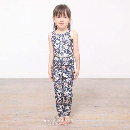 Japanese YOGA children's clothing large pattern leggings 110-150cm girls' children's yoga series 