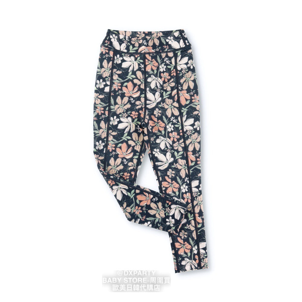 Japanese YOGA children's clothing large pattern leggings 110-150cm girls' children's yoga series 