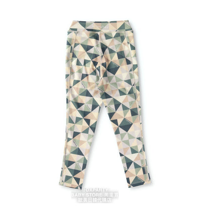 Japanese YOGA Kidswear Durable Quick-Drying Geometric Pattern Leggings 110-150cm Girls' Yoga Collection 