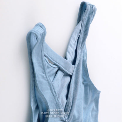 Japanese Children's YOGA Pleated Vest 110-150cm Girls' Children's Yoga Series 