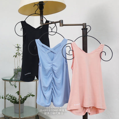 Japanese Children's YOGA Pleated Vest 110-150cm Girls' Children's Yoga Series 