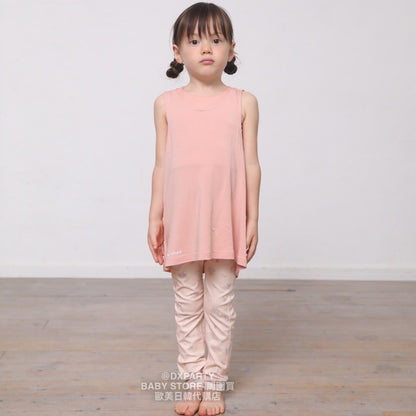 Japanese Children's YOGA Pleated Vest 110-150cm Girls' Children's Yoga Series 