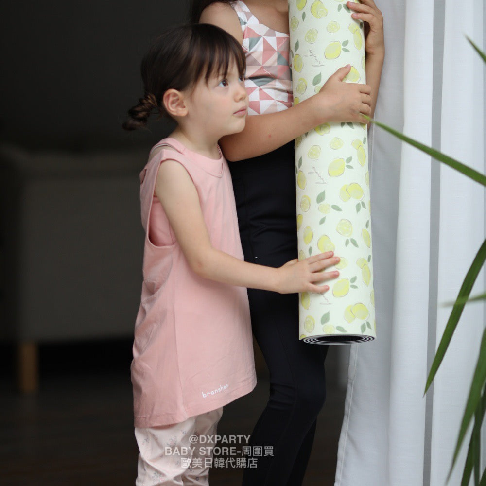 Japanese Children's YOGA Pleated Vest 110-150cm Girls' Children's Yoga Series 