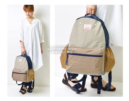 OCEAN &amp; GROUND 17L Stain-Resistant and Water-Resistant Candy Colorblock Backpack (Direct from Japan)