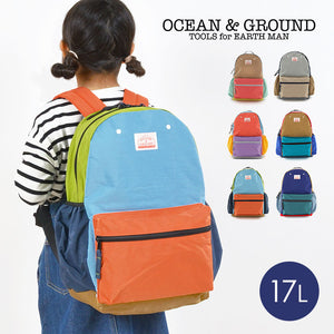 日本直送  OCEAN＆GROUND 防污耐水 糖果拼色背囊 17L 包系列